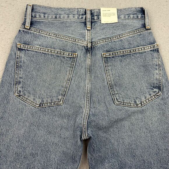 NWT AGOLDE 90's Pinch Waist Jeans Women's Size 24 Endless Distressed Straight - Picture 9 of 14